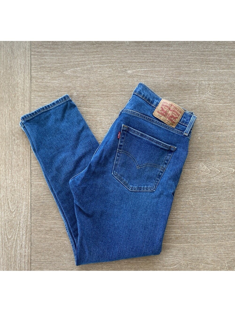 Levi’s 512 Men’s Blue Jeans 34X30 Taper Fit